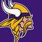NFL Minnesota Vikings Large Logo iPhone 15 Pro Clear Case